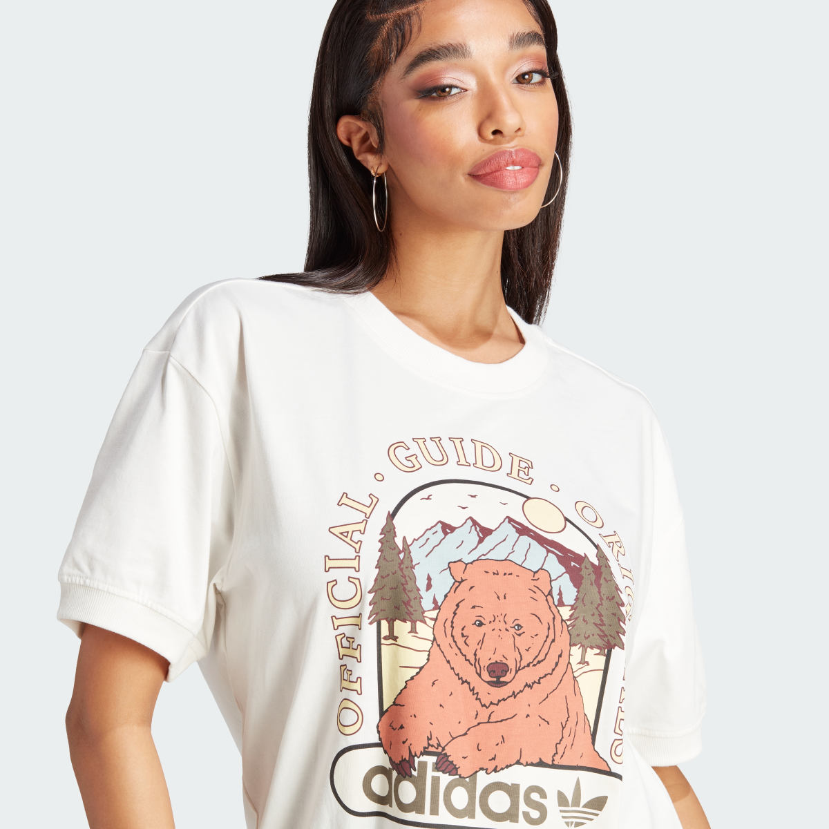 Adidas Playera Bear Graphic. 7