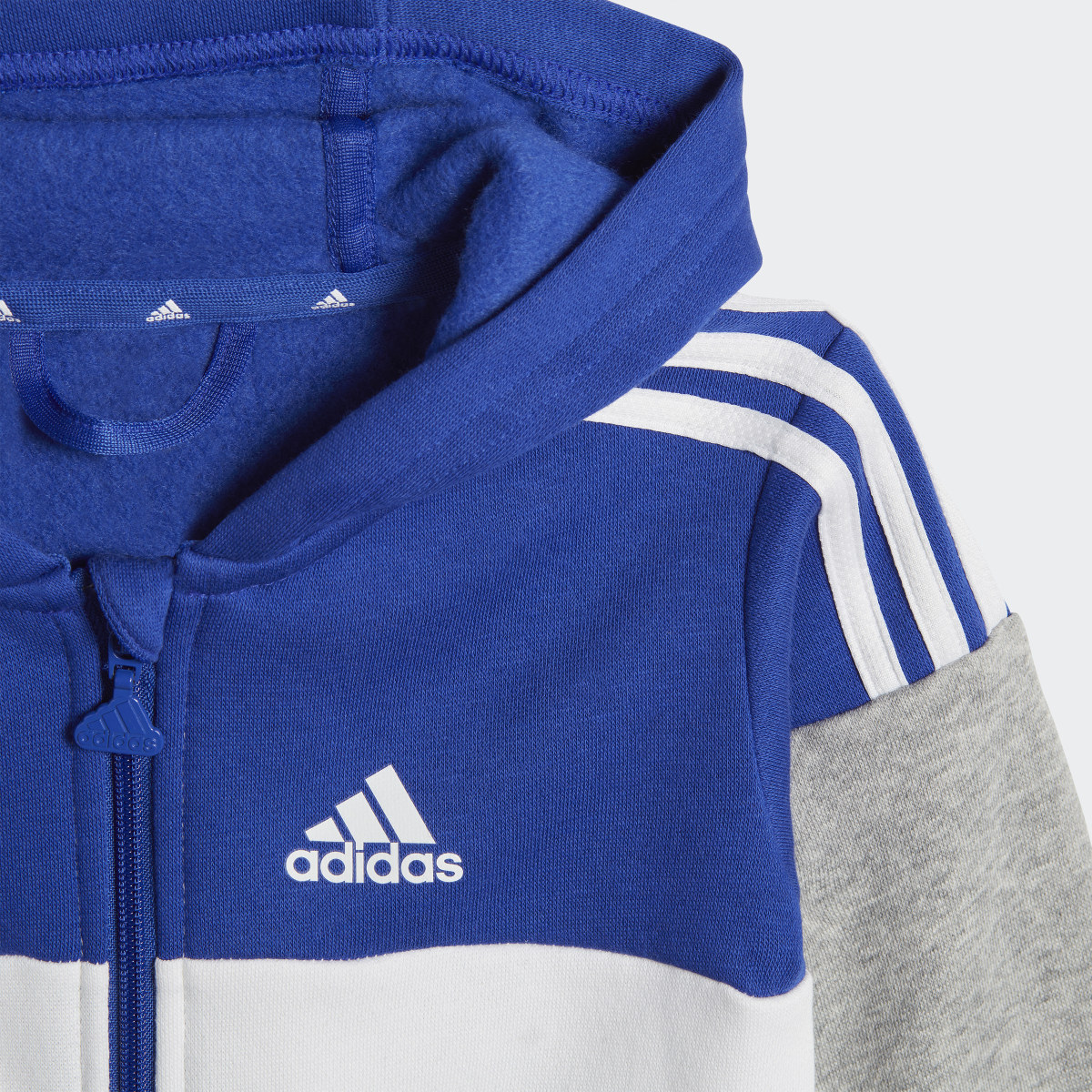 Adidas Fato de Treino em Fleece 3-Stripes Tiberio — Criança. 7