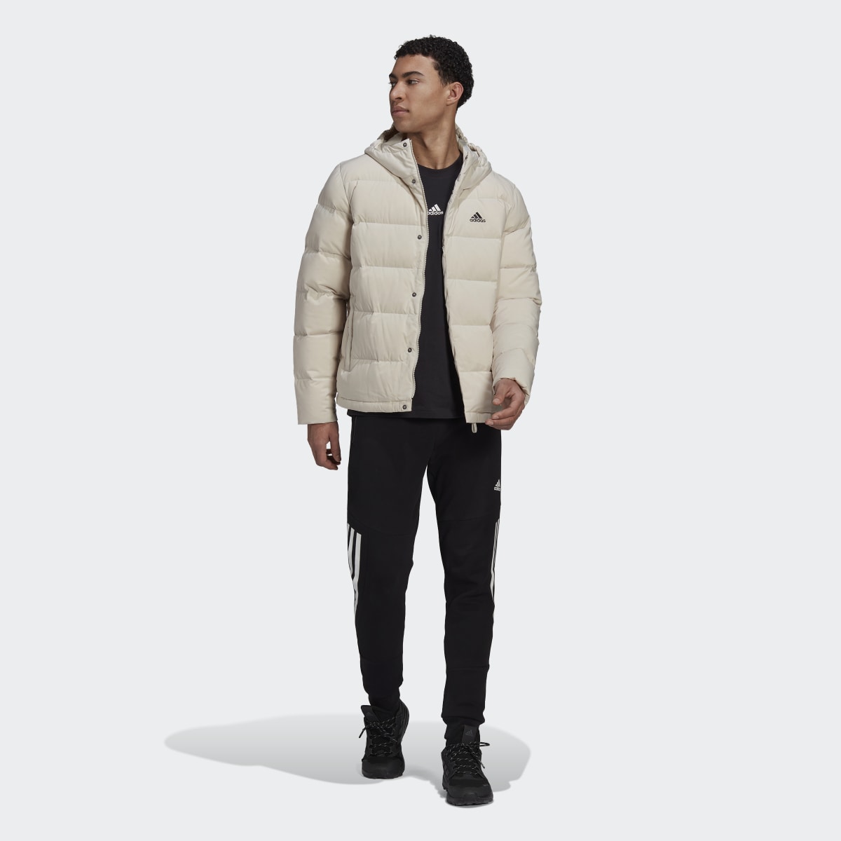 Adidas Helionic Hooded Down Jacket. 6