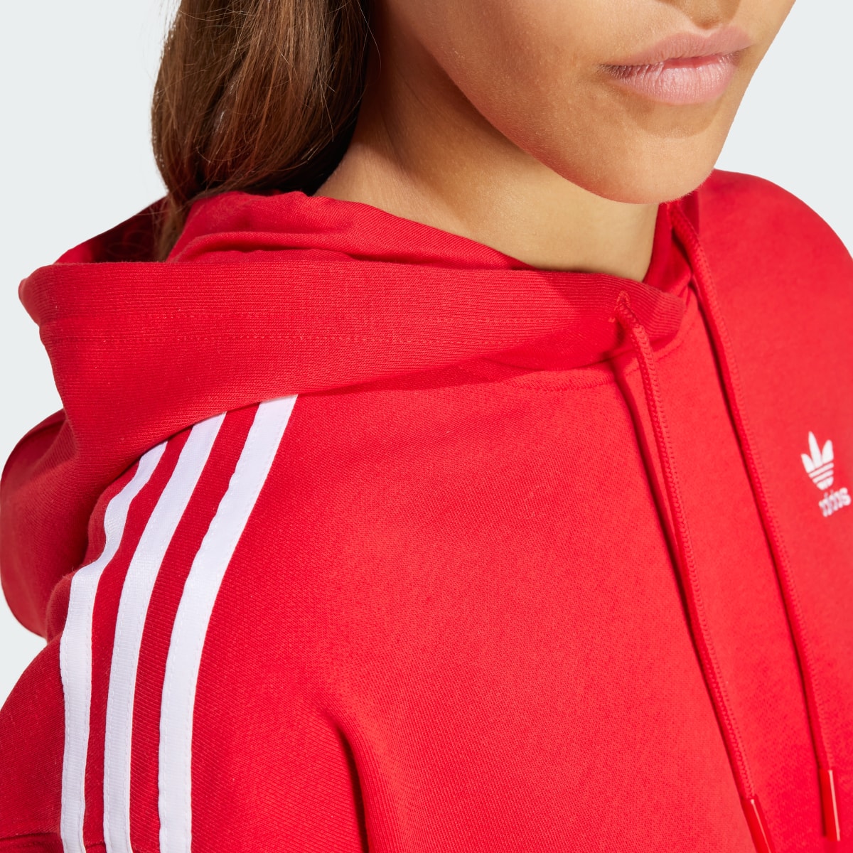 Adidas Adicolor 3-Stripes Short Hoodie. 6