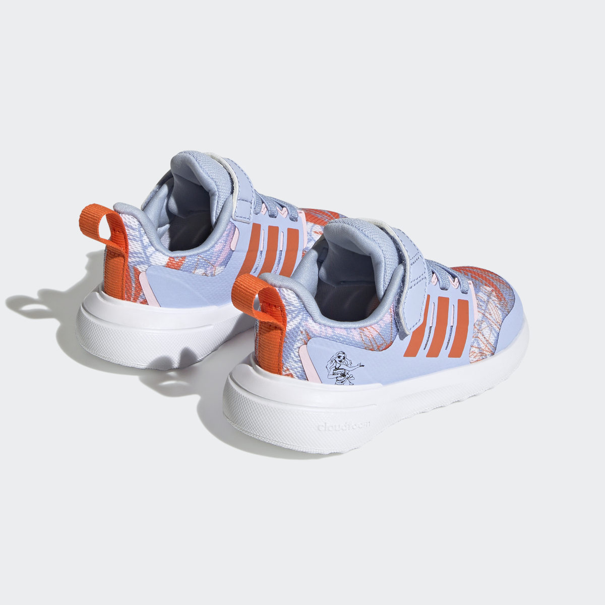 Adidas Chaussure à lacets élastiques et scratch sur le dessus adidas x Disney FortaRun 2.0 Moana Cloudfoam. 6