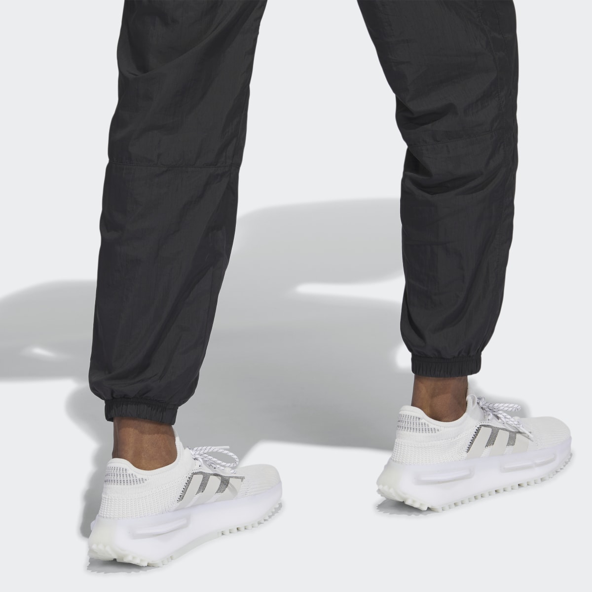 Adidas Premium Essentials Crinkle Nylon Tracksuit Bottoms. 7