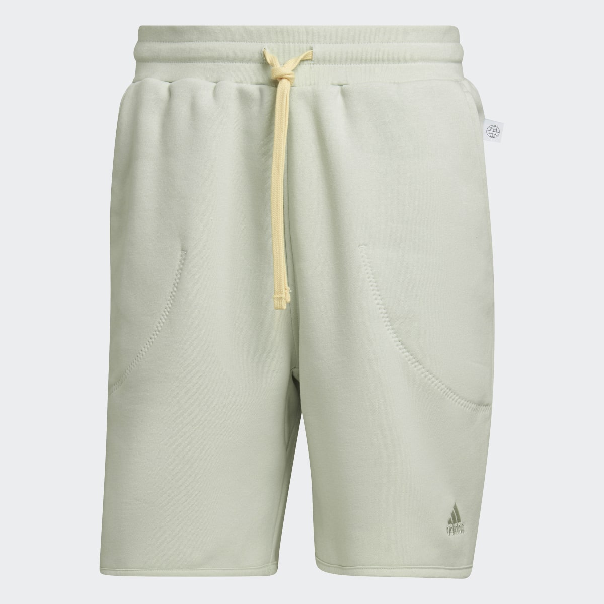 Adidas Studio Lounge Fleece Shorts. 4