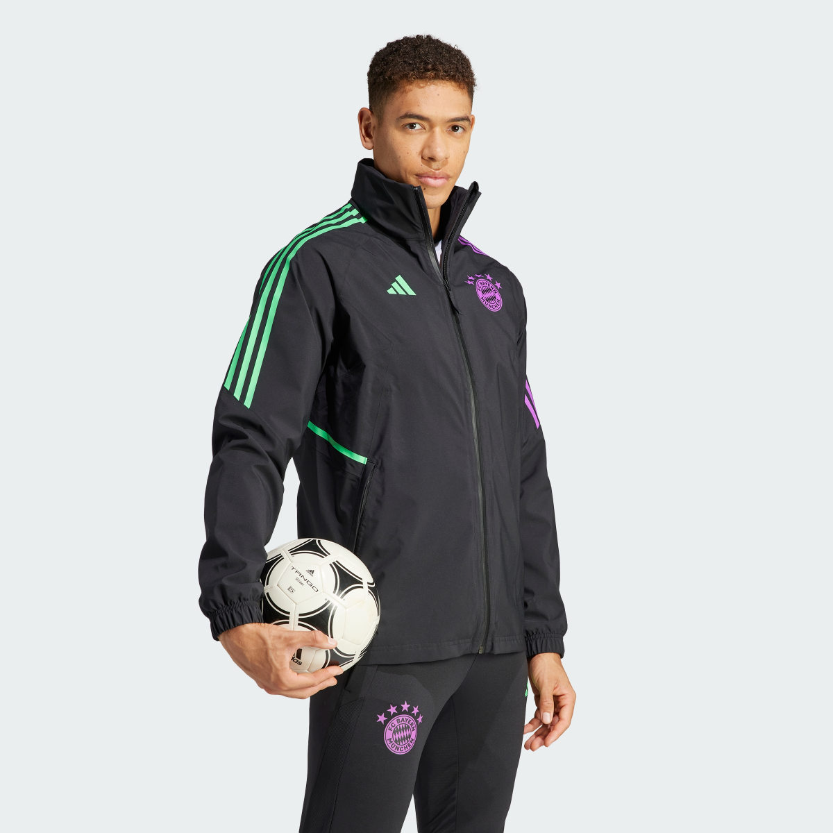 Adidas FC Bayern Condivo 23 Rain Jacket. 4