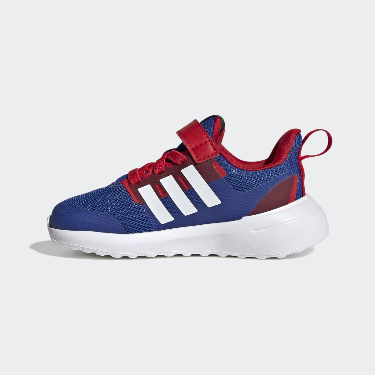 Adidas x Marvel FortaRun 2.0 Spider-Man Cloudfoam Elastic Lace Top Strap Shoes. 7