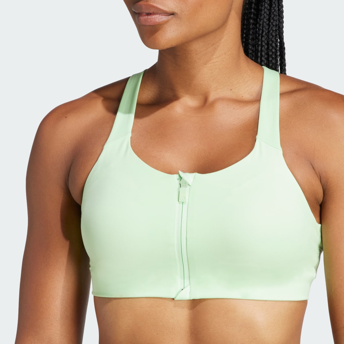 Adidas Brassière zippée maintien fort TLRD Impact Luxe. 9