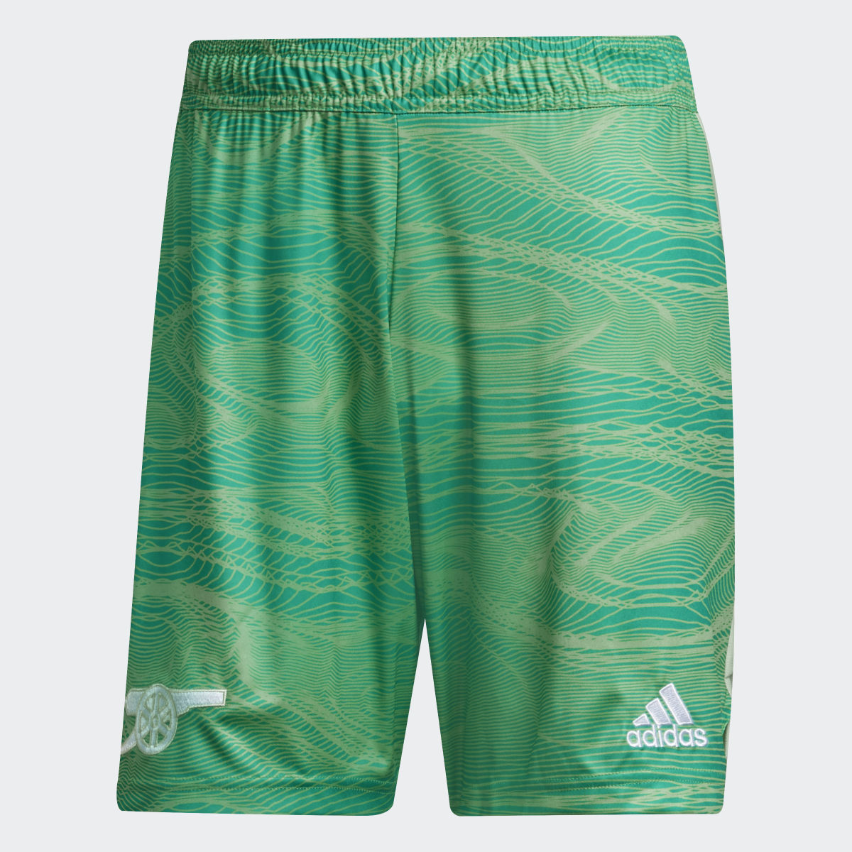 Adidas Arsenal 21/22 Goalkeeper Shorts. 4