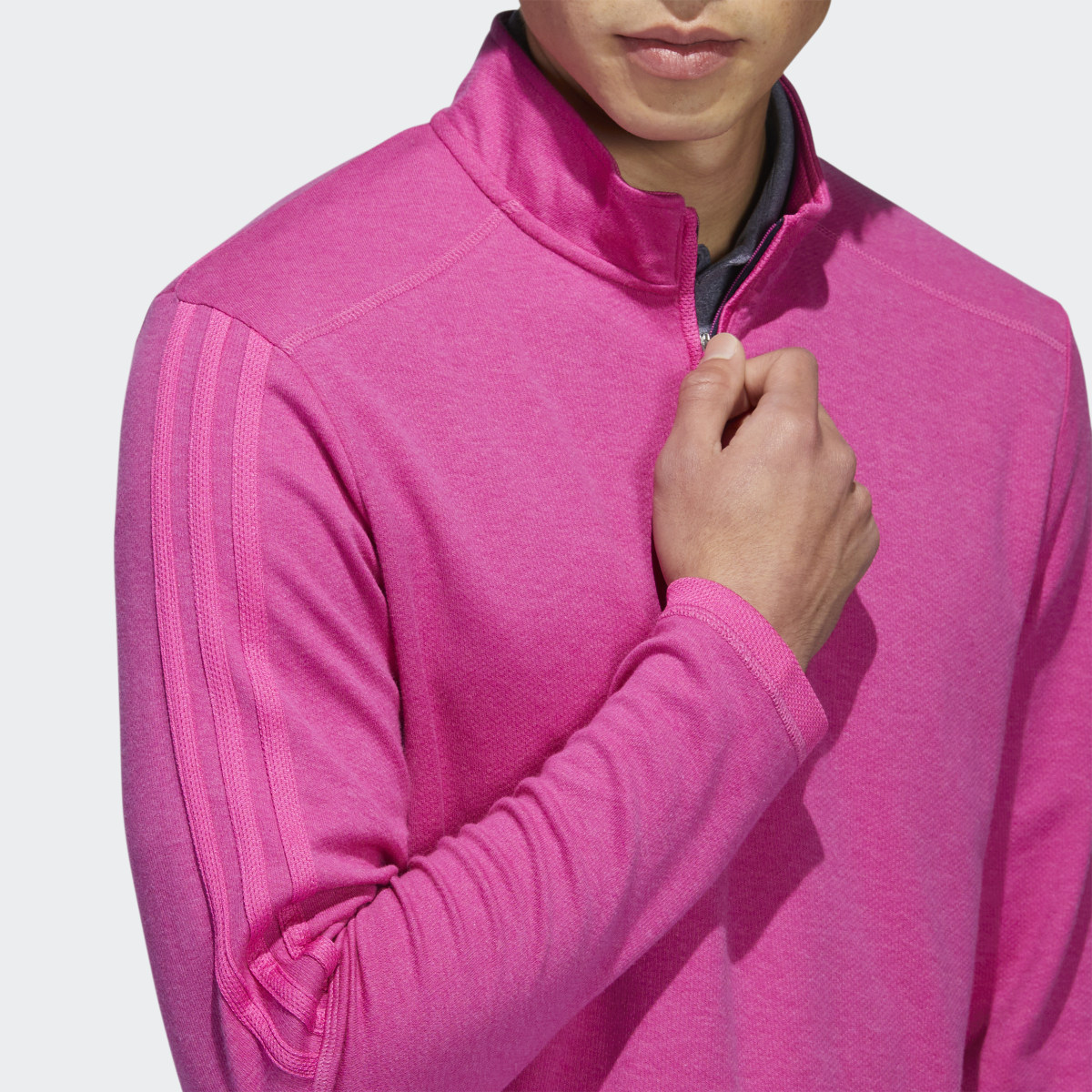 Adidas 3-Stripes Quarter-Zip Pullover. 6