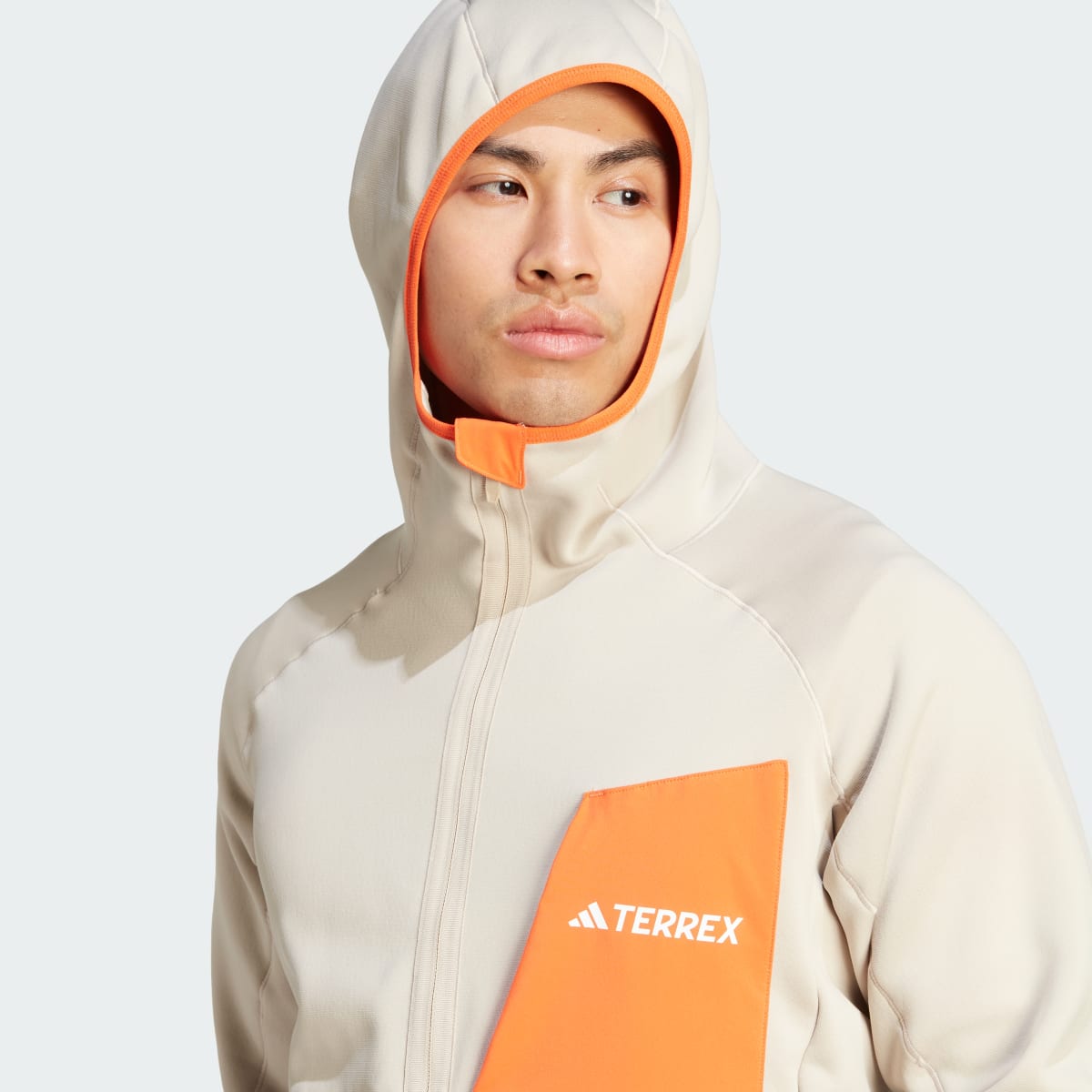 Adidas Giacca Terrex Xperior Medium Fleece Hooded. 6