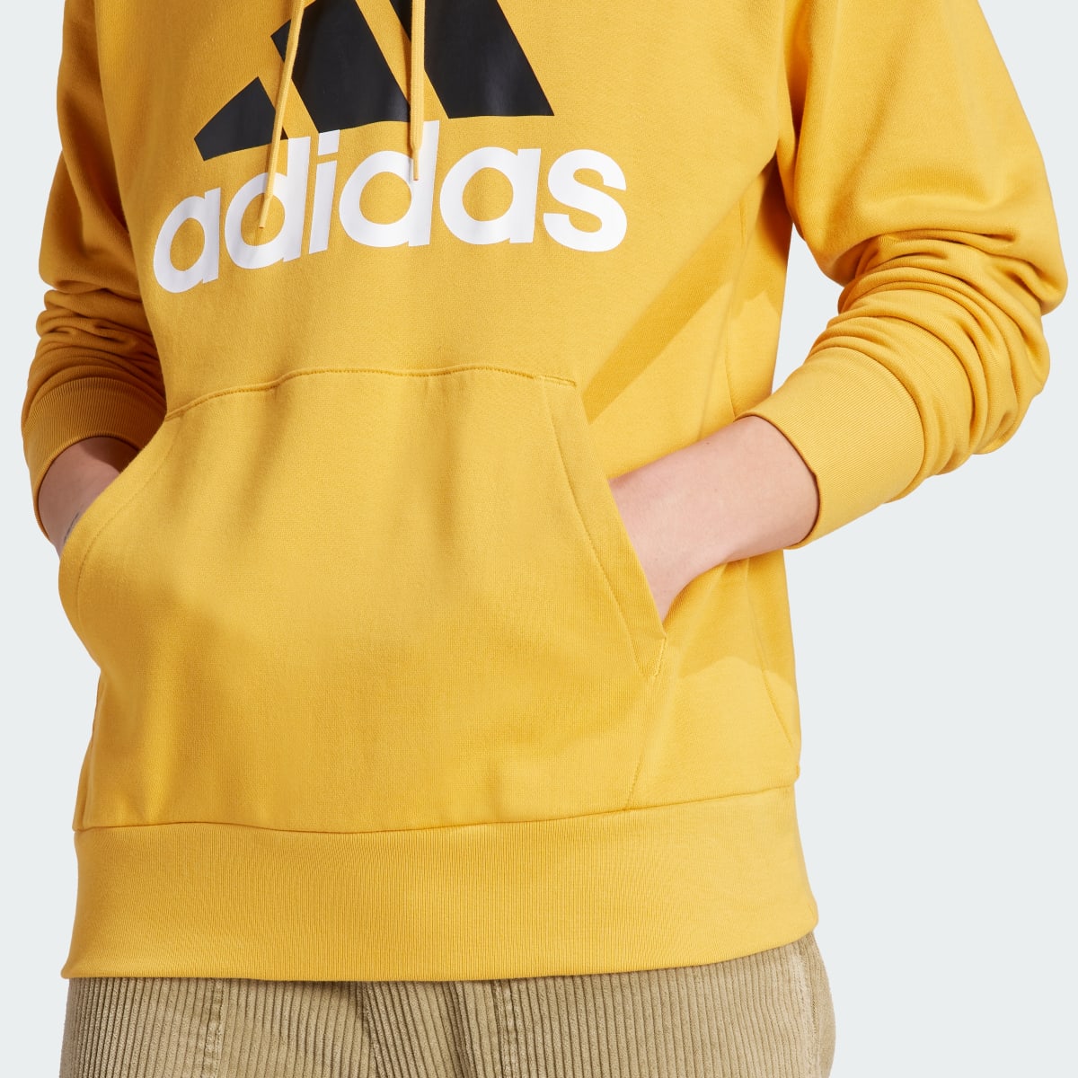 Adidas Sudadera con Gorro Essentials Logo Lineal Felpa. 7