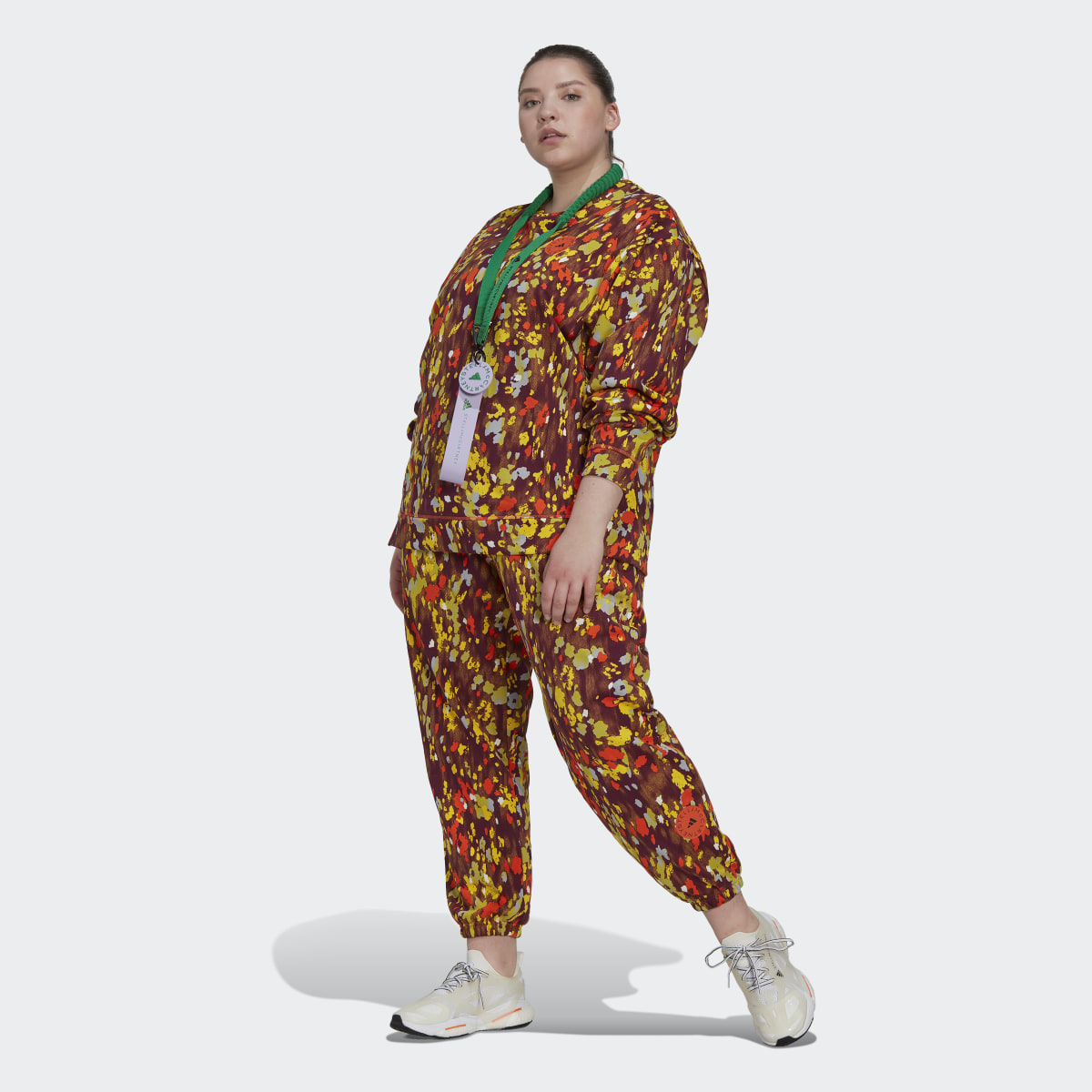 Adidas by Stella McCartney Printed Sweat Joggers (Plus Size). 5