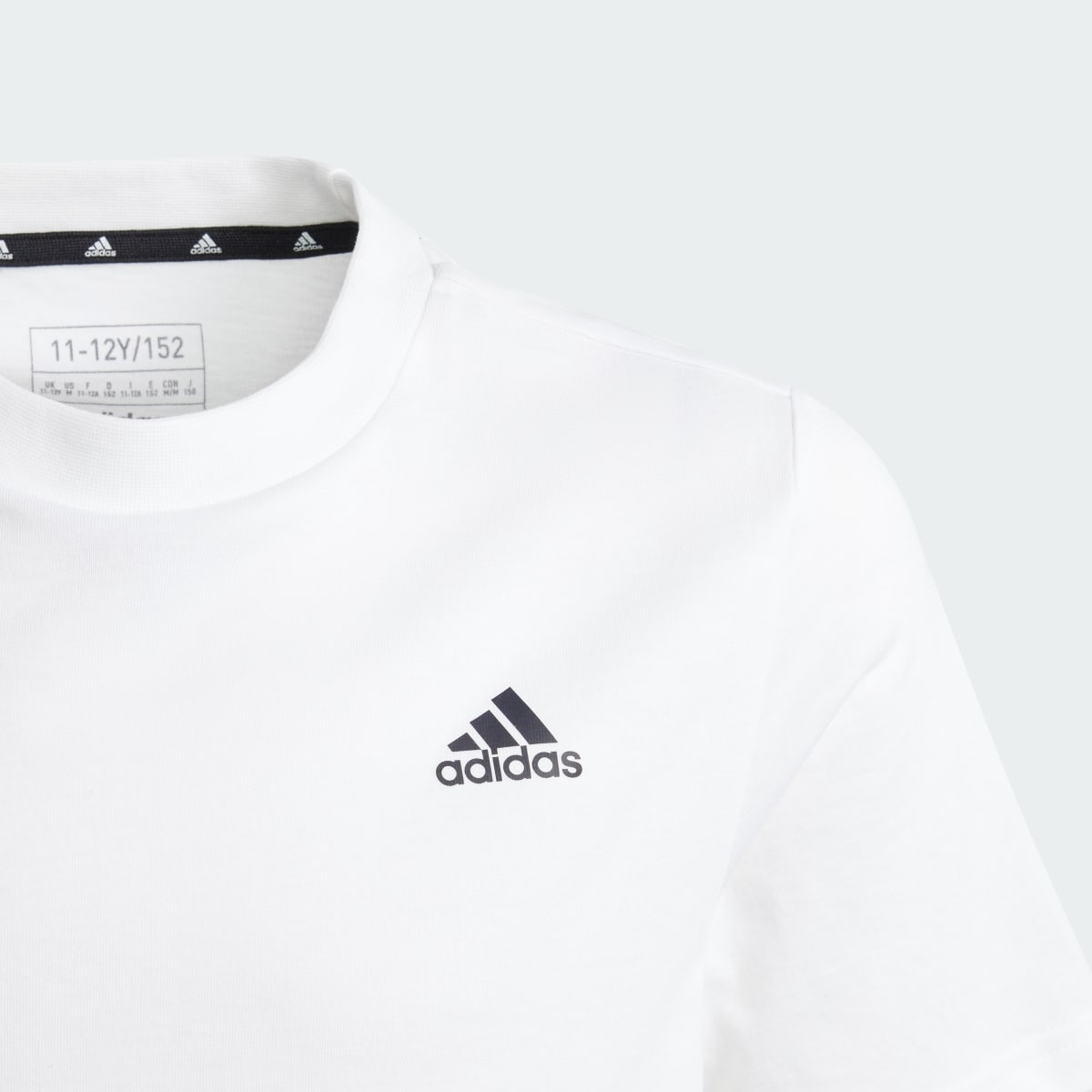 Adidas Essentials Small Logo Cotton T-Shirt. 5