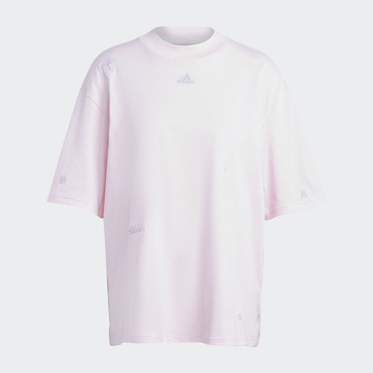Adidas Boyfriend Tee with Healing Crystals Inspired Graphics. 5
