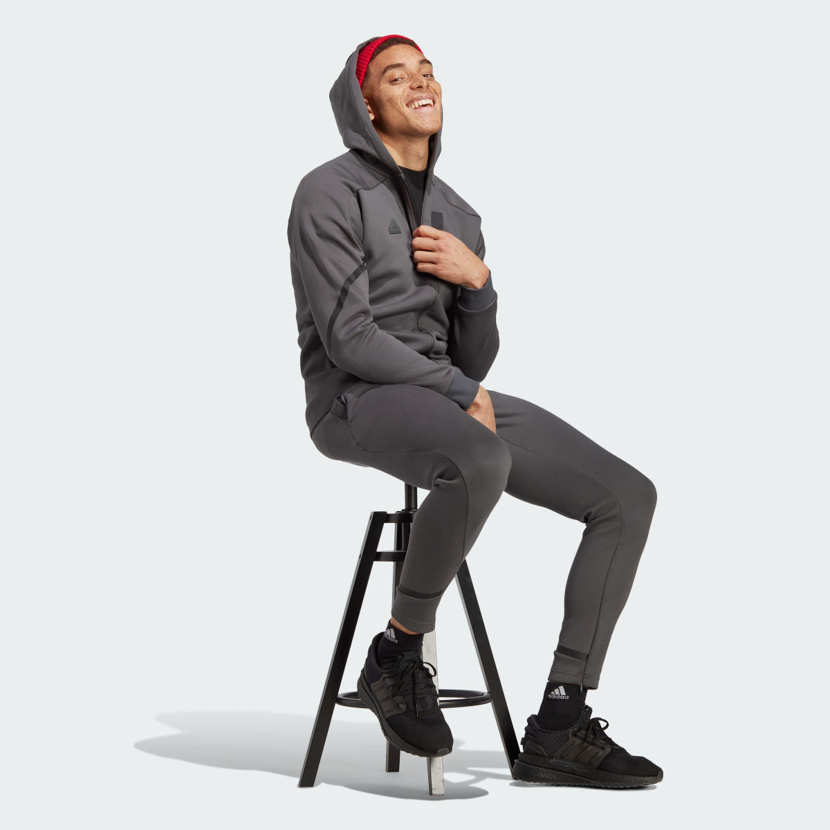 Adidas Designed for Gameday Full-Zip Hoodie. 4