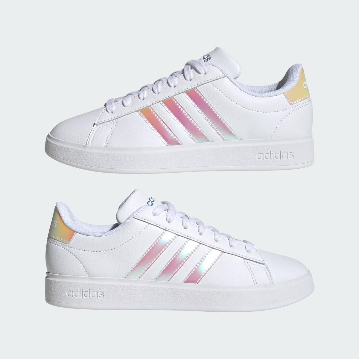 Adidas Grand Court Cloudfoam Lifestyle Court Comfort Shoes. 8