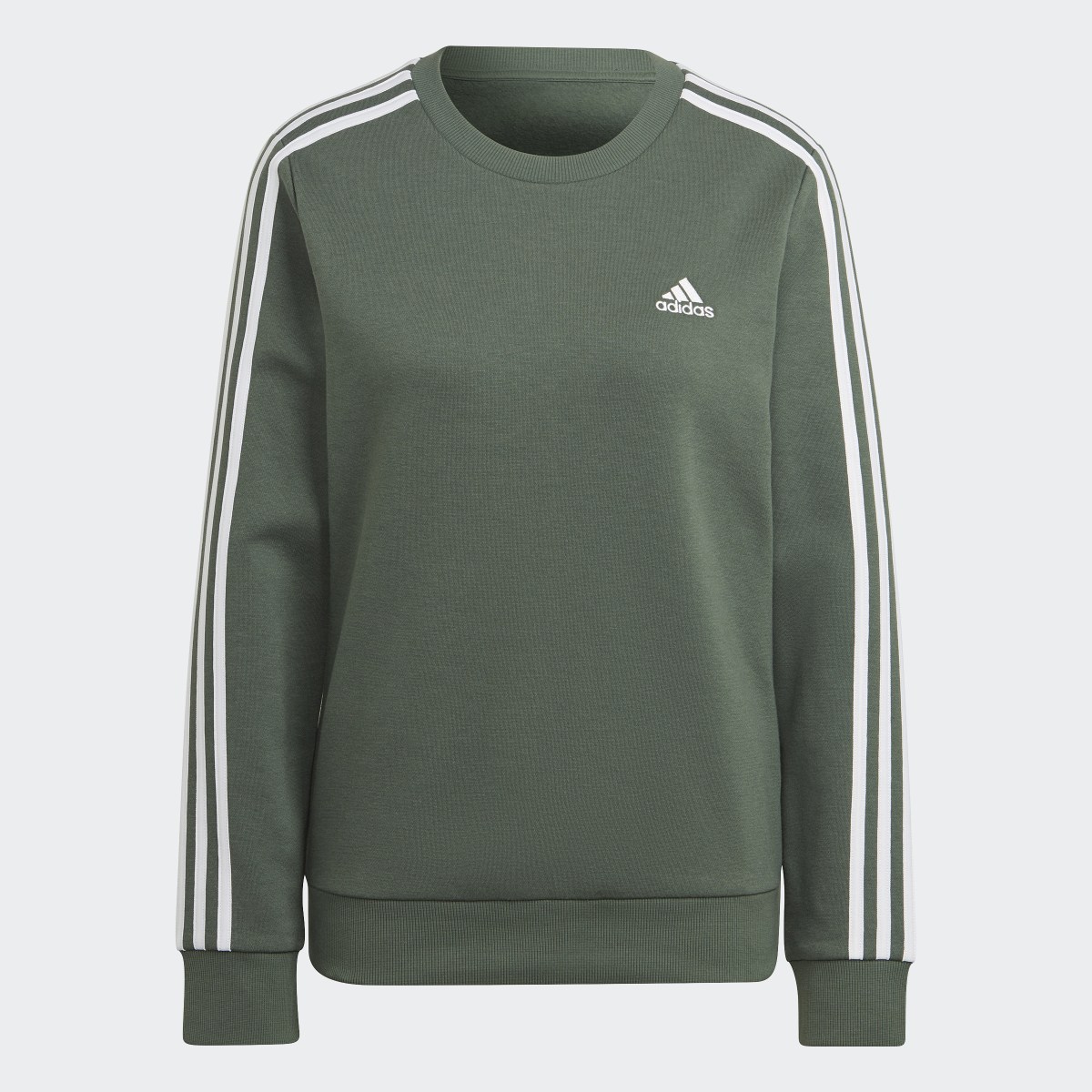 Adidas Essentials 3-Stripes Fleece Sweatshirt. 5