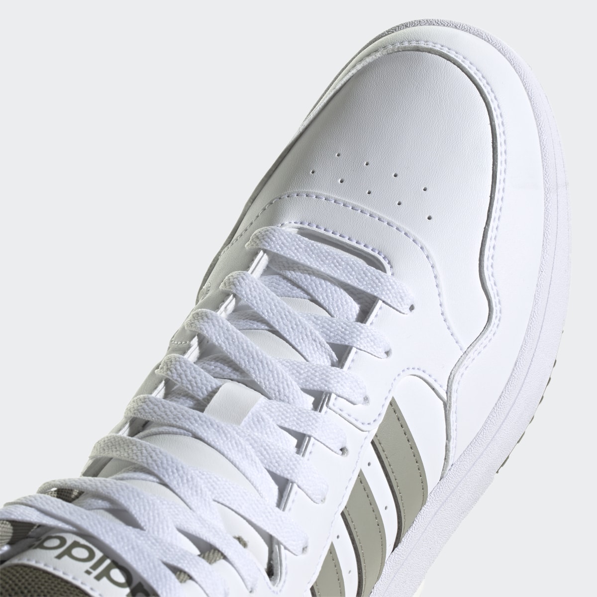 Adidas Hoops 3.0 Mid Classic Vintage Shoes. 10