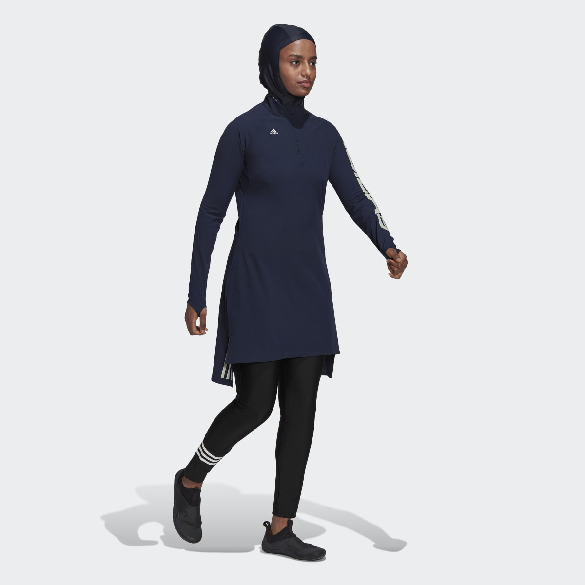 Adidas 3-Stripes Swim Hijab. 7
