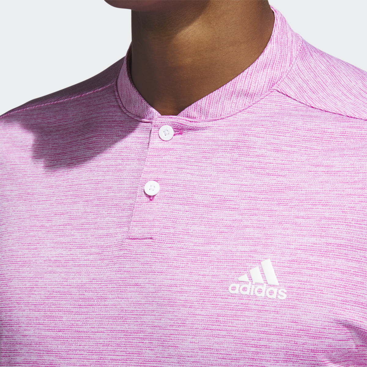 Adidas Textured Stripe Polo Shirt. 6