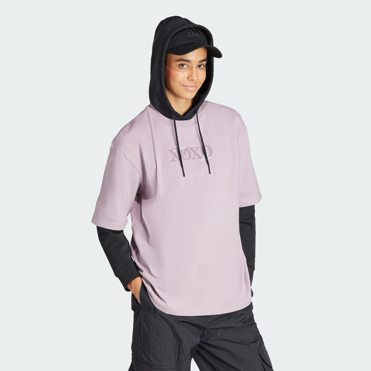 Adidas Lounge Oversized Tee. 4