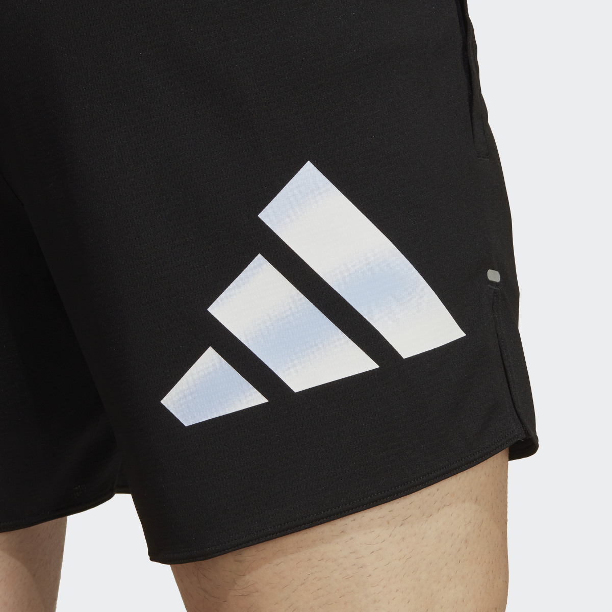 Adidas Run Icons 3 Bar Logo Shorts. 6