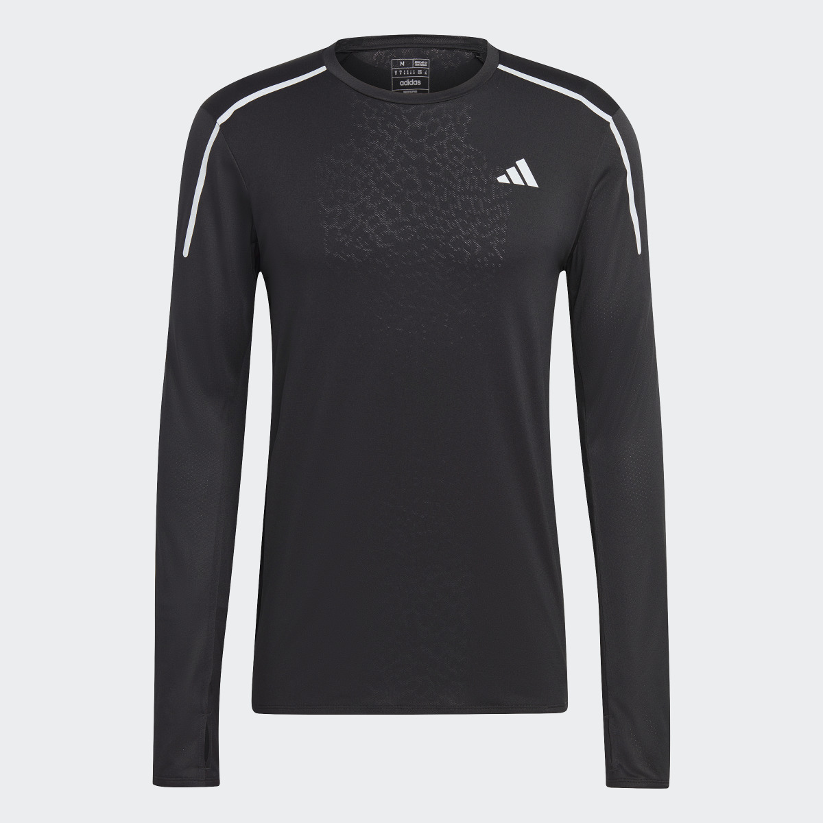 Adidas Fast Long Sleeve Engineered Running Tee. 5