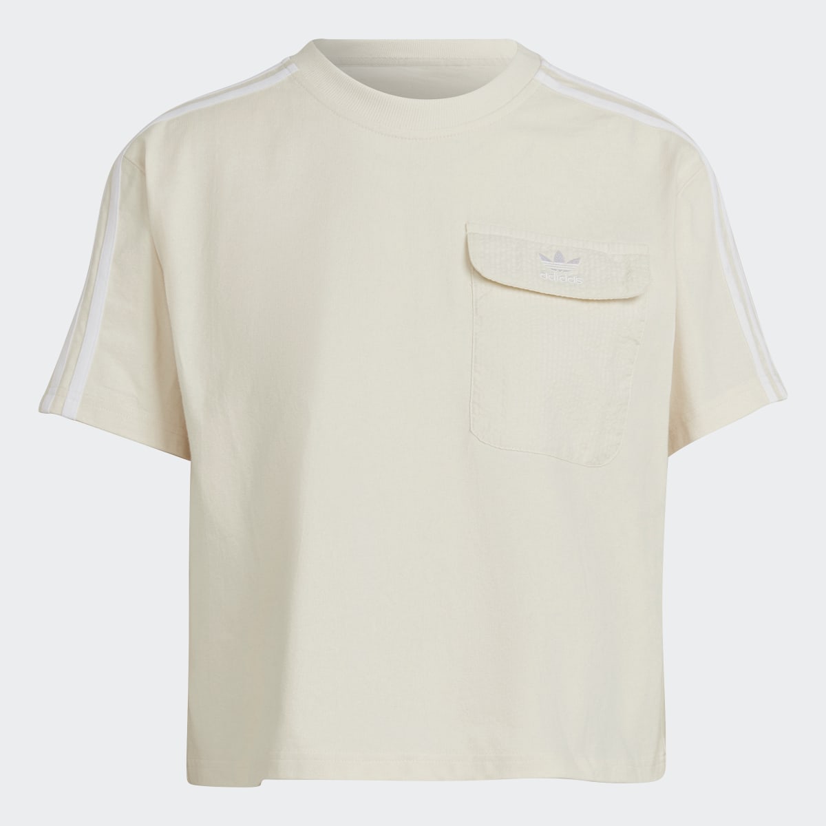 Adidas T-shirt ample avec dos en popeline Adicolor Classics. 5