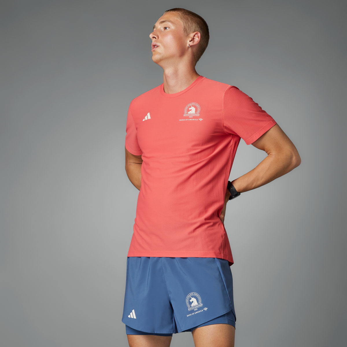 Adidas Boston Marathon 2024 2-in-1 Shorts. 9