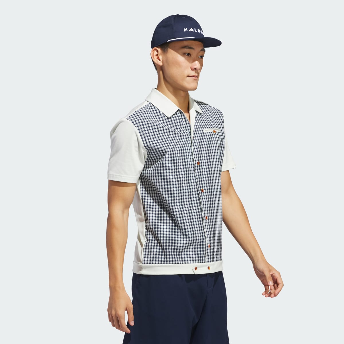 Adidas x Malbon Button Polo Shirt. 4