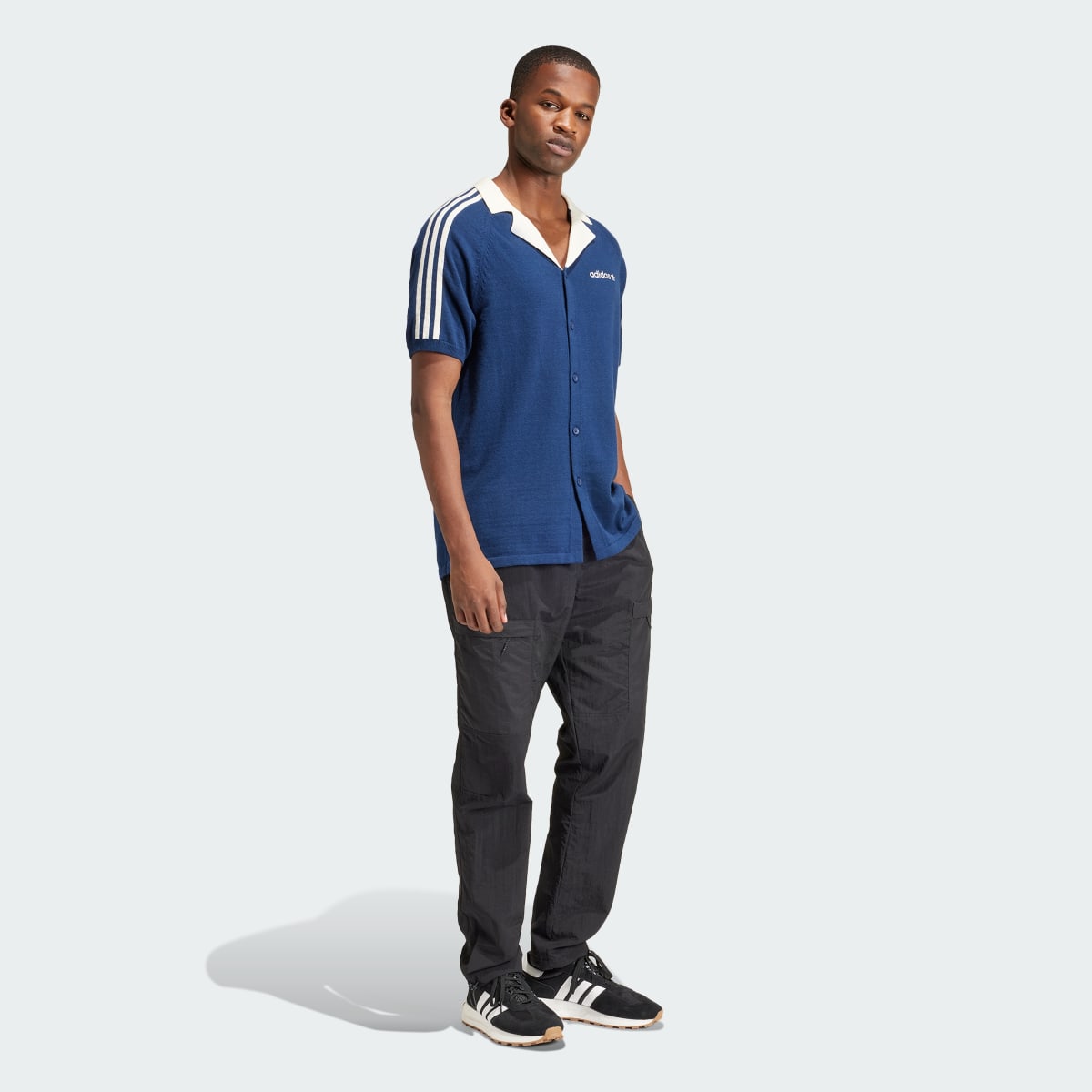 Adidas Premium Knitted T-Shirt. 4