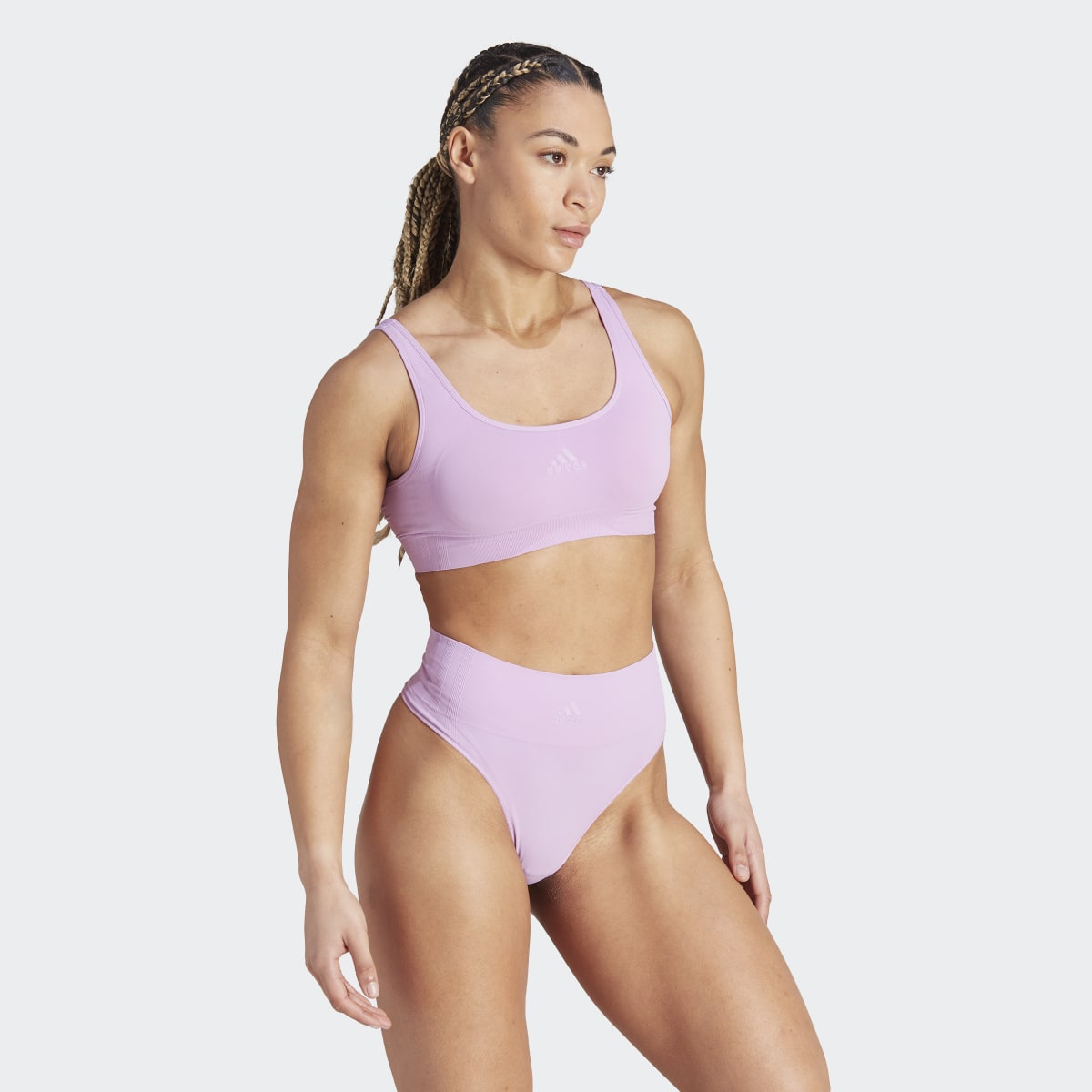 Adidas Active Seamless Micro-Stretch Scoop Lounge Bra. 4