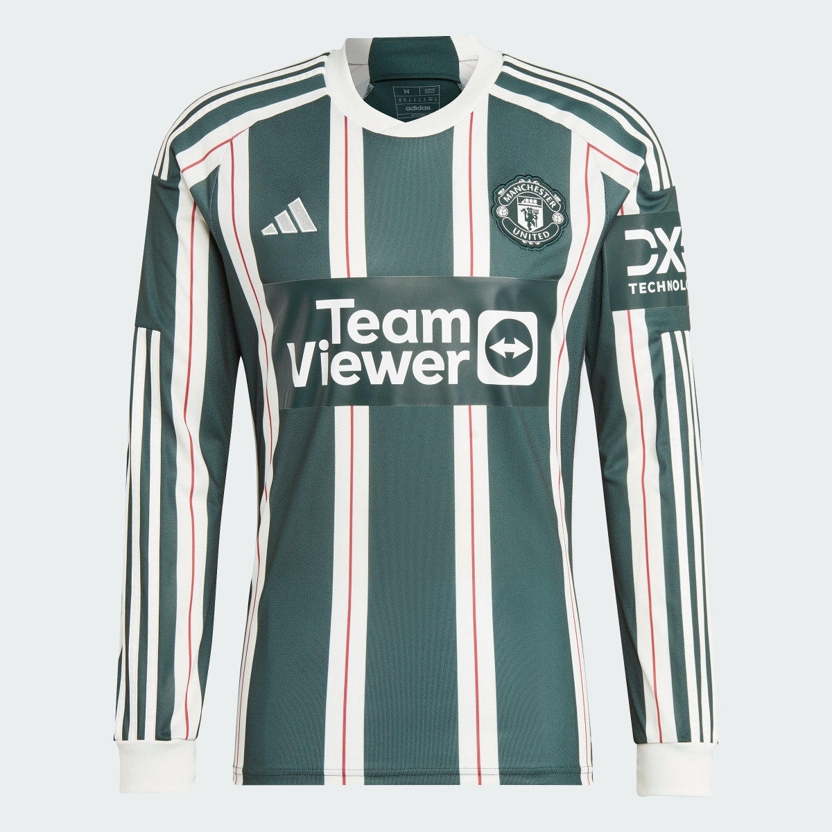 Adidas Manchester United 23/24 Long Sleeve Away Jersey. 5