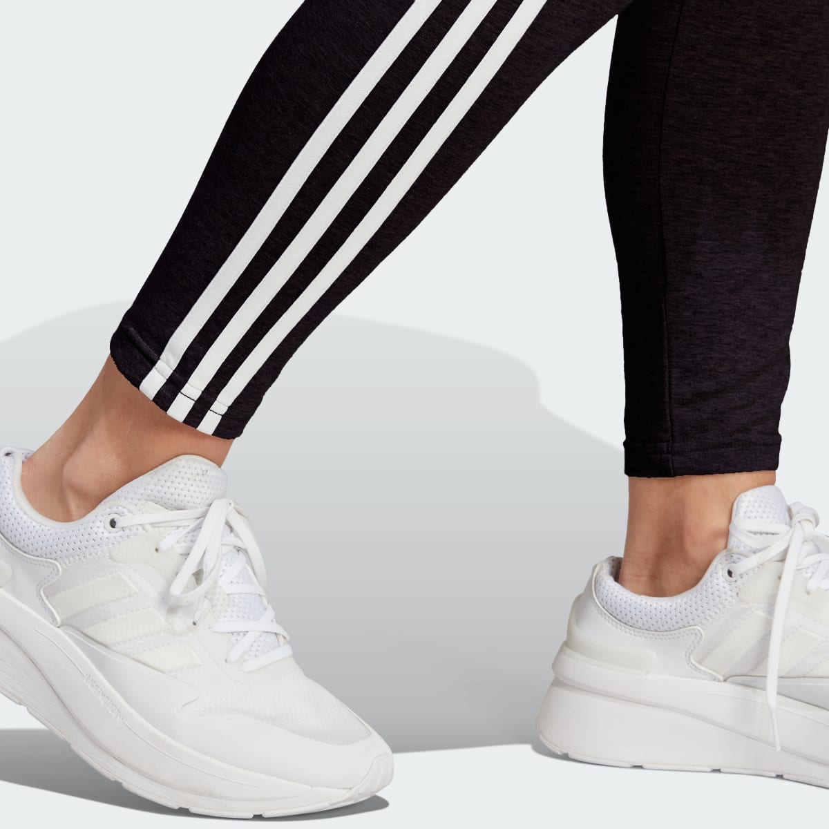 Adidas Essentials 3-Stripes High-Waisted Single Jersey Leggings. 5