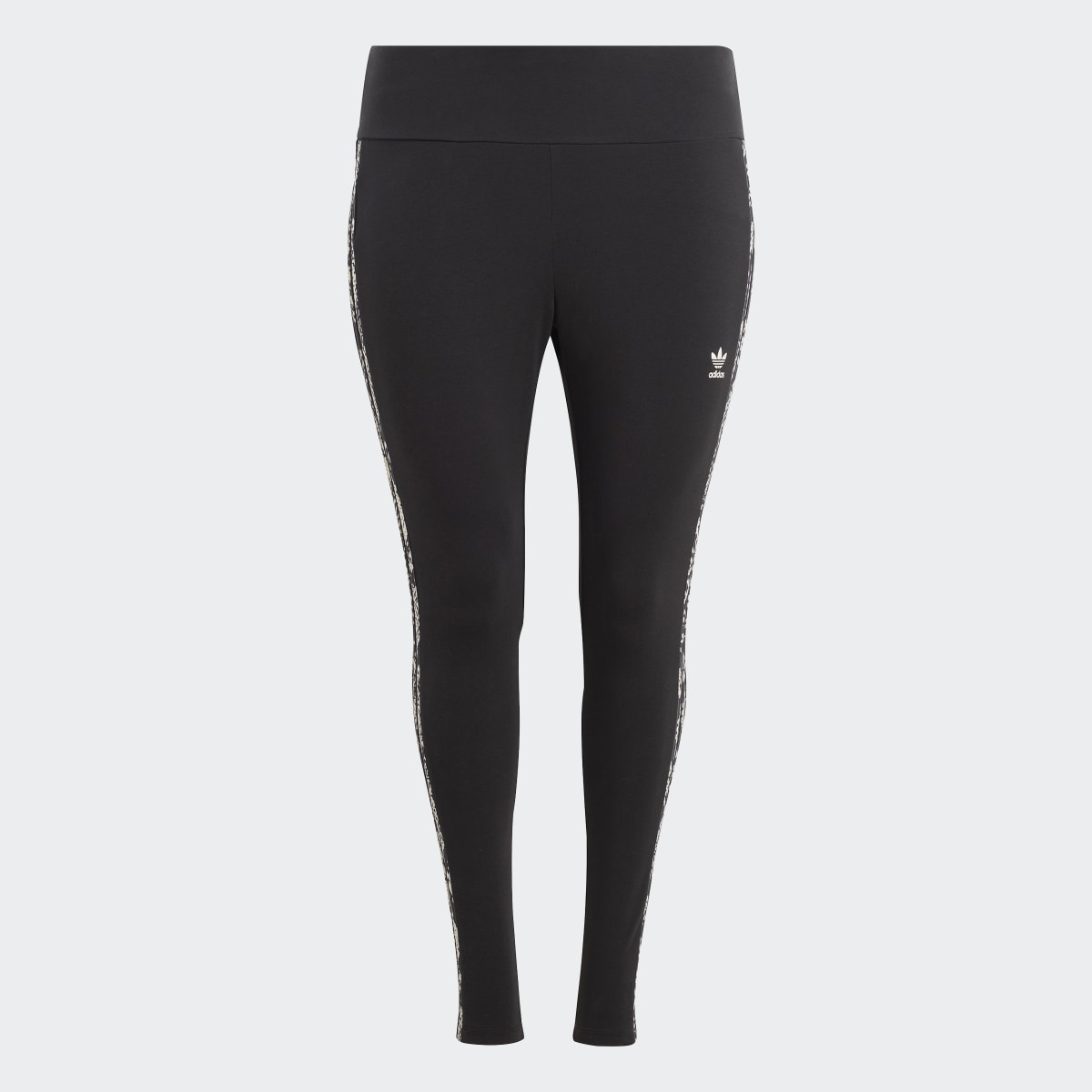 Adidas 3-Streifen Print Leggings – Große Größen. 5