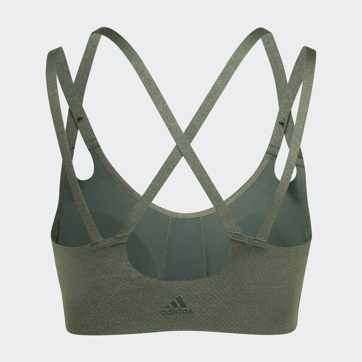 Adidas Yoga Luxe Studio Light-Support Fire Bra. 6