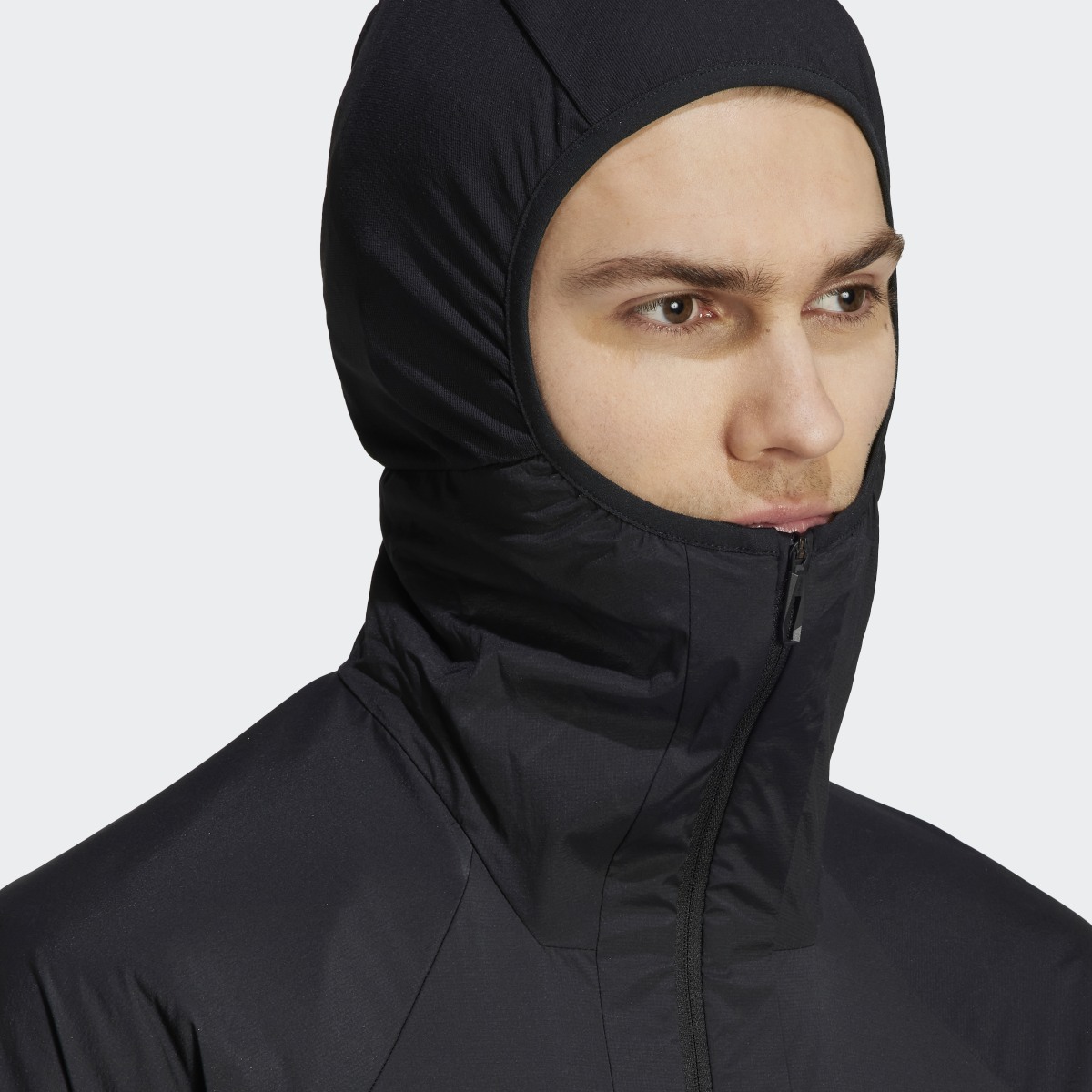 Adidas Techrock Ultralight 1/2-Zip Hooded Fleece Jacket. 8