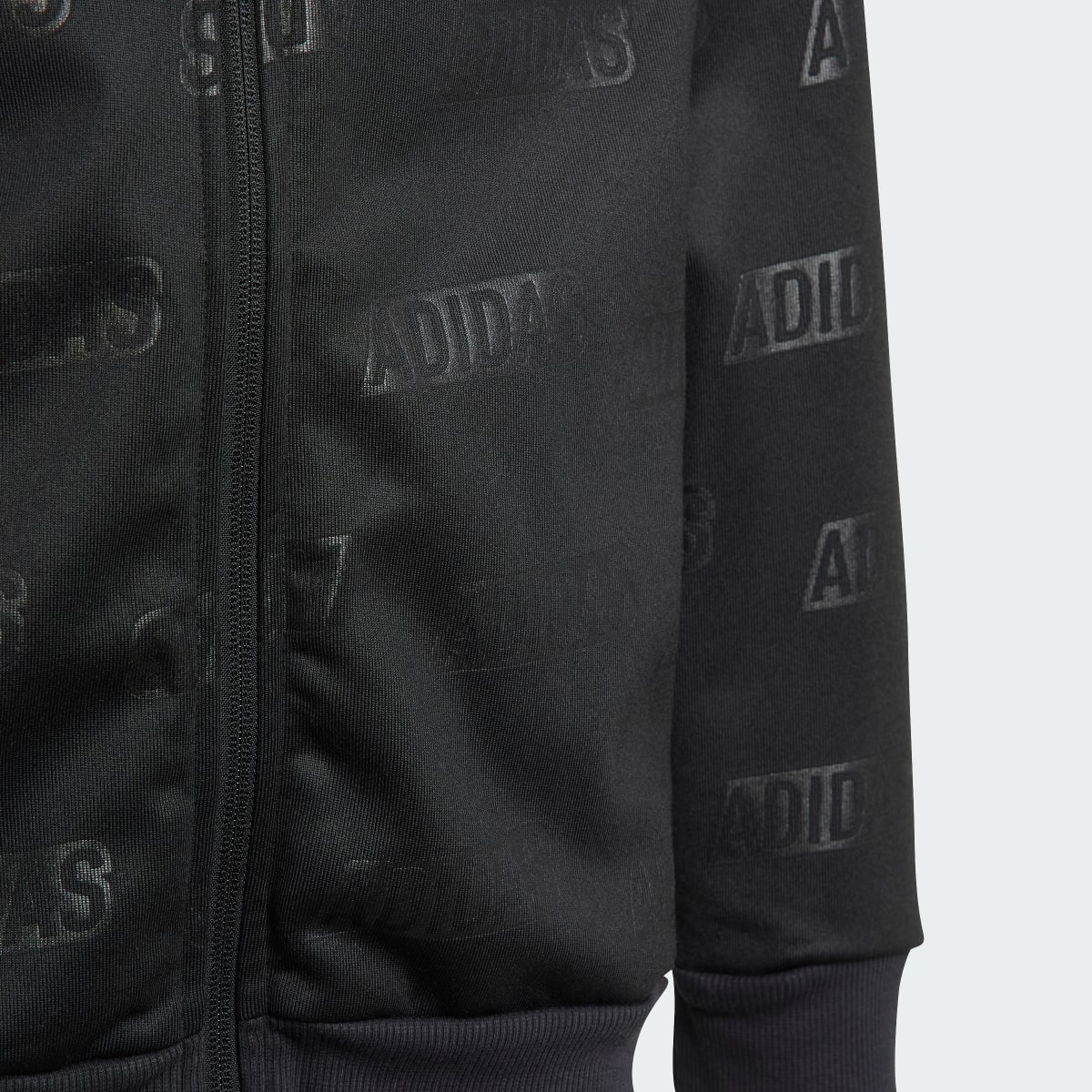 Adidas Veste à capuche entièrement zippée Brand Love Golden Enfants. 7