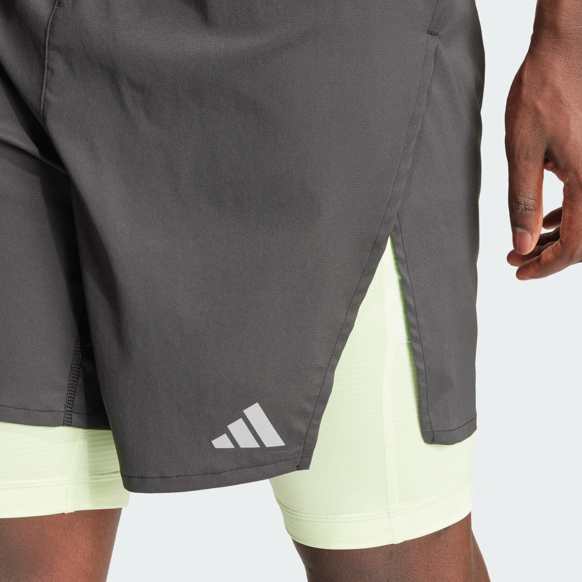 Adidas HIIT Workout HEAT.RDY 2-in-1 Shorts. 5