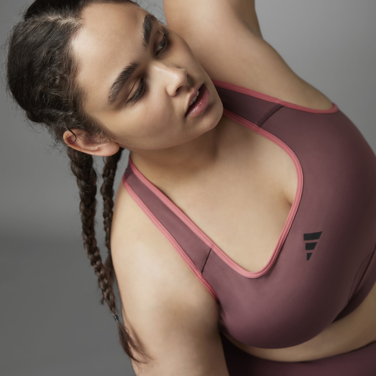 Adidas Authentic Balance Yoga Medium-Support Bra (Plus Size). 9