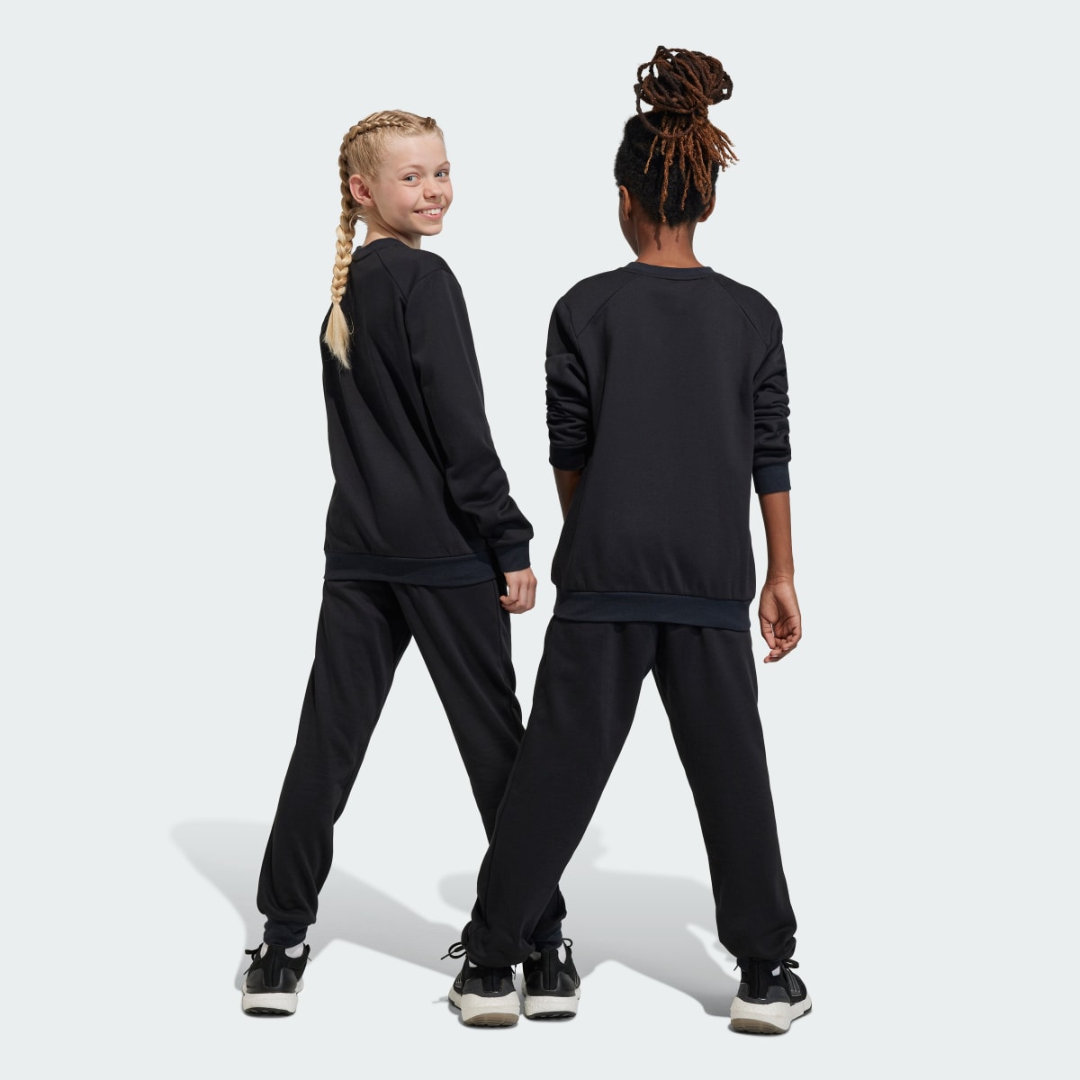 Adidas Zestaw Essentials Big Logo Fleece Jogger Kids. 4