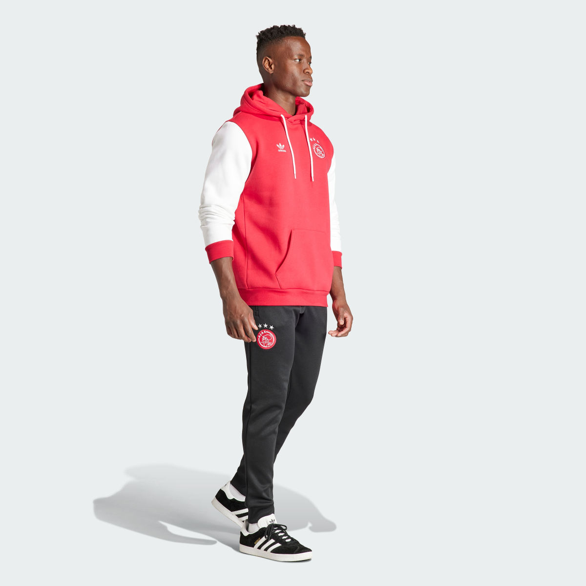 Adidas Ajax Amsterdam Essentials Trefoil Hoodie. 4