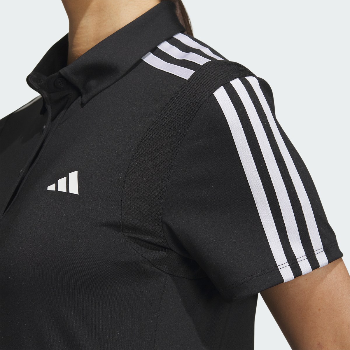 Adidas HEAT.RDY 3-Stripes Short Sleeve Polo Shirt. 6