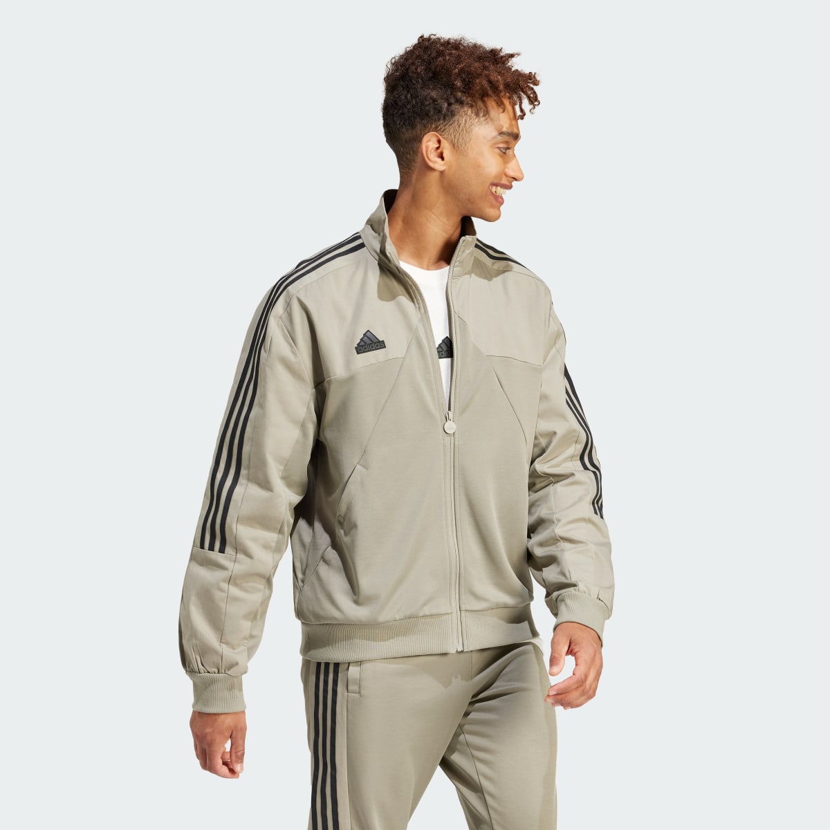 Adidas Chaqueta Tiro Material Mix. 4