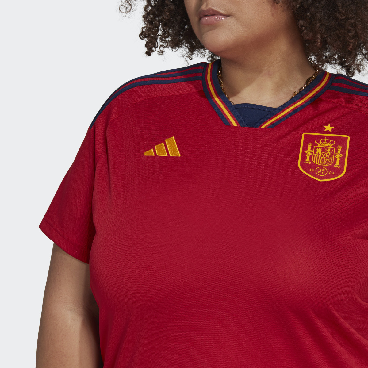 Adidas Spain 22 Home Jersey (Plus Size). 7