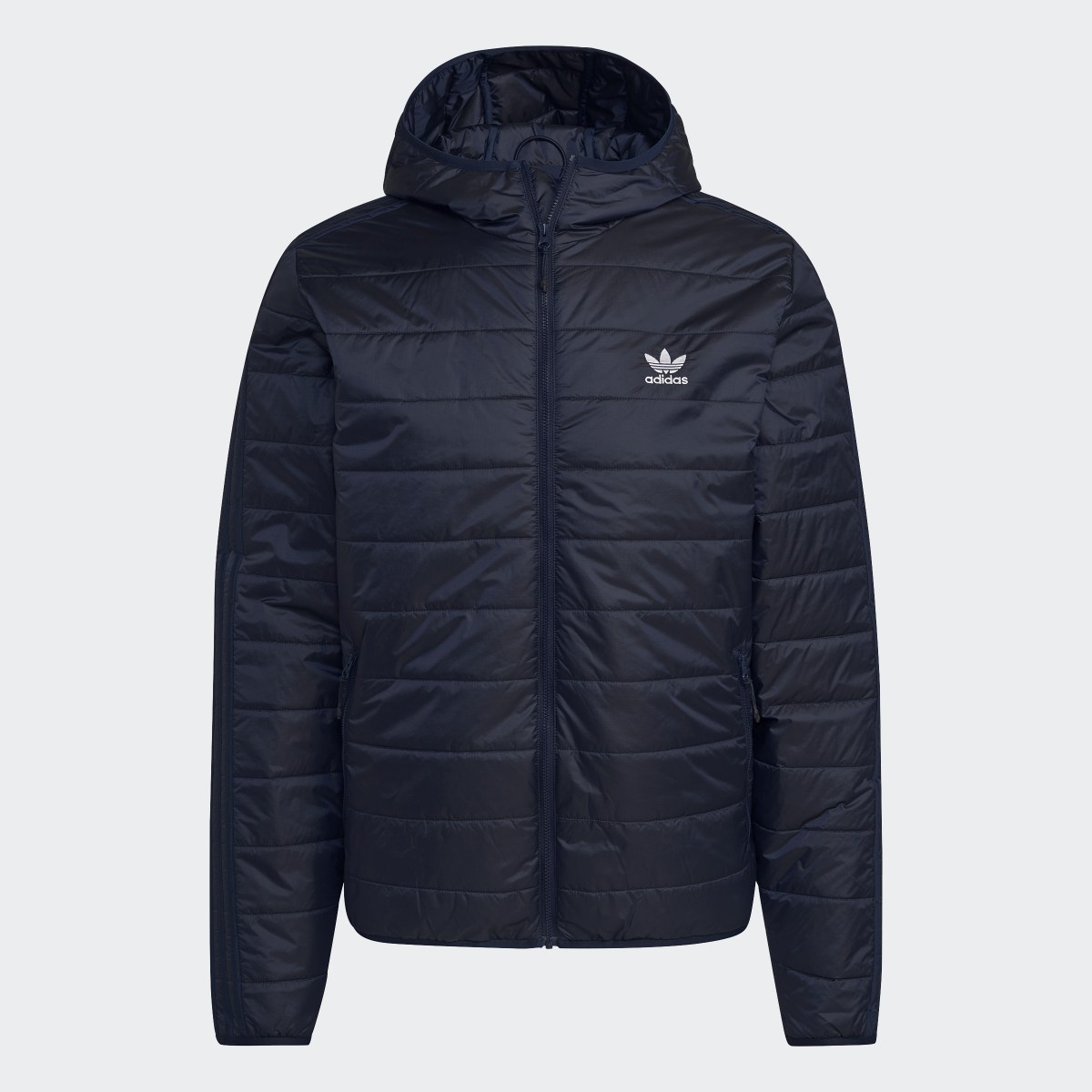 Adidas Chaqueta acolchada con capucha Puffer. 5