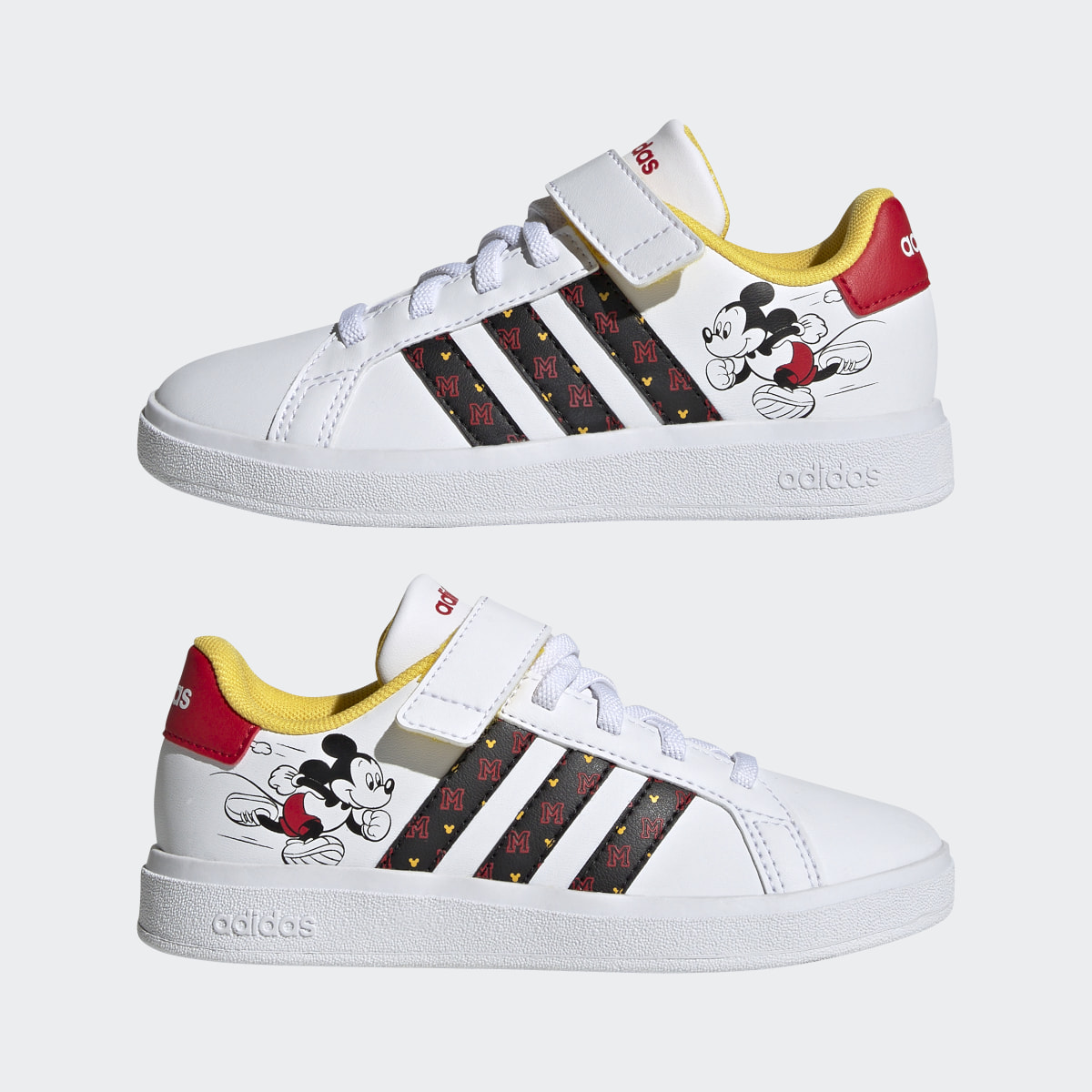 Adidas x Disney Grand Court Mickey Hook-and-Loop Shoes. 8