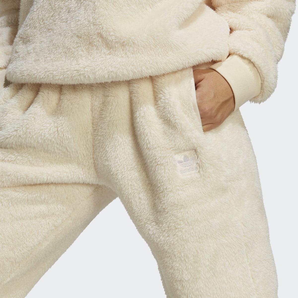 Adidas Essentials+ Fluffy Teddy Pants. 5