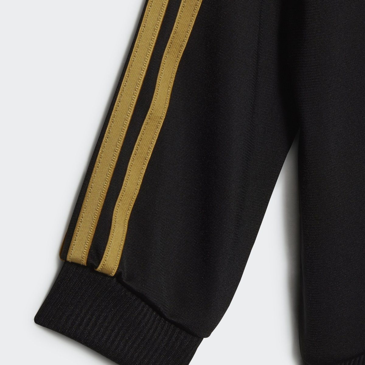 Adidas Essentials Shiny Hooded Trainingsanzug. 8