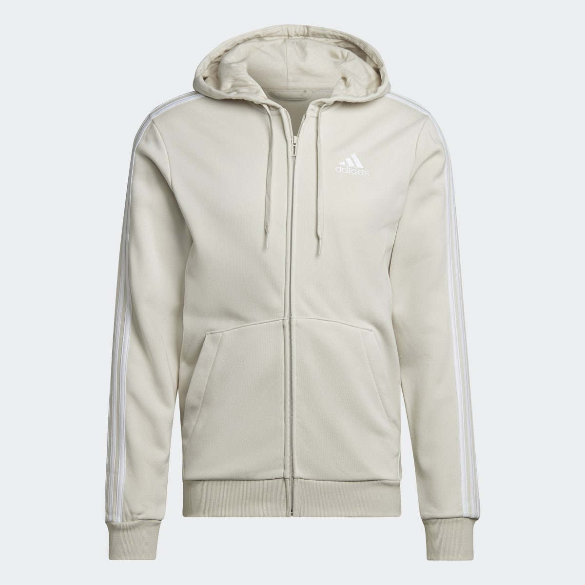 Adidas Essentials Fleece 3-Stripes Full-Zip Hoodie. 5