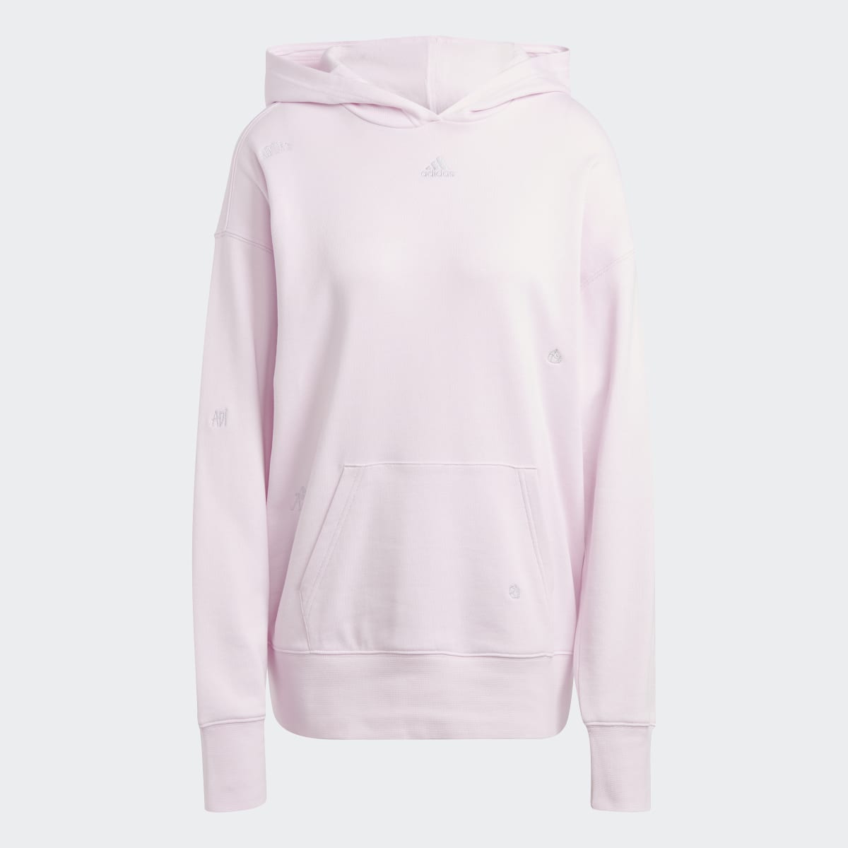 Adidas Relaxed Hoodie with Healing Crystals-Inspired Graphics. 5